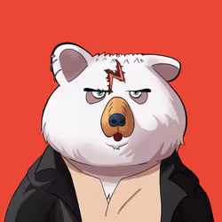 #4662 • Wealthy Shaggy White Bear