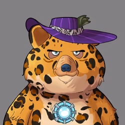 #2946 • Furry Grubby Speckle Bear