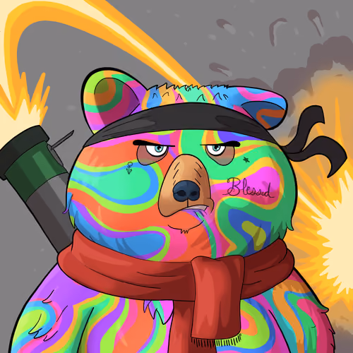 #4652 • Yawny Huggy Zooted Bear