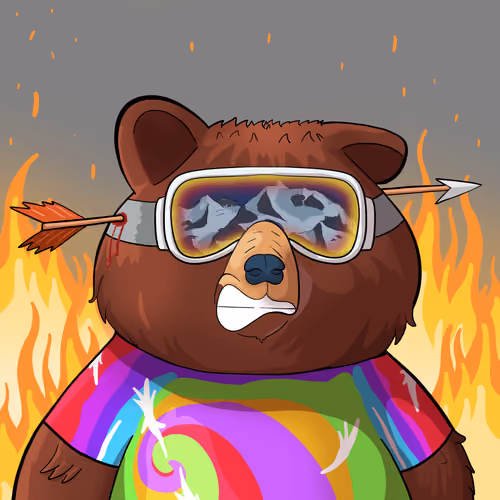 #1587 • Hazy Chompy Chocolate Bear
