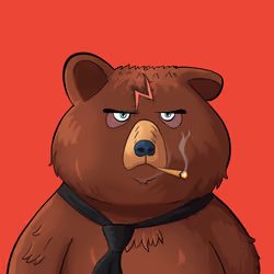 #4687 • Big-Nasty Crusher Coffee Bear