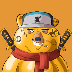 #1832 • Bubba Edumacated Golden Bear