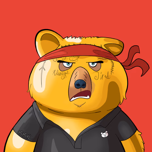 #3237 • Swiggity Bumpy Trophy Bear