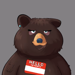 #625 • Raggy Bulky Shadow Bear