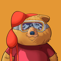 #3289 • Fluffy Teddy Blonde Bear