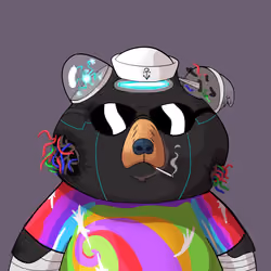 #4145 • Raggy Beefy Robot Bear