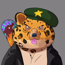 #4387 • Gritty Scooby Flecky Bear