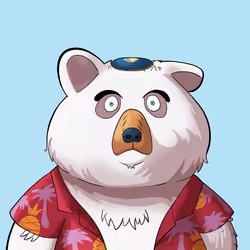 #2041 • Silky Boujie Albino Bear