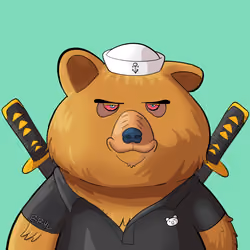 #5195 • Bruiser Tacky Nougat Bear