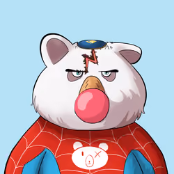 #3515 • Classy Moody Milky Bear