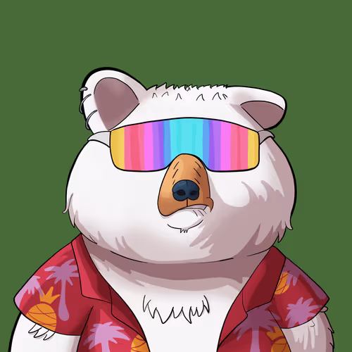 #3745 • Jumbly Shaggy Albino Bear