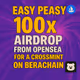 x100 Bera cross chain drop