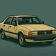 Retro car
