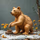 Wooden bear