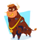 Cartoon Bulls
