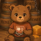 Little Bear with chain