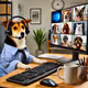 Work-From-Home Dog