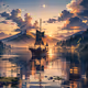 Beneath the Golden Horizon