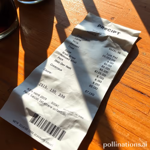 receipt