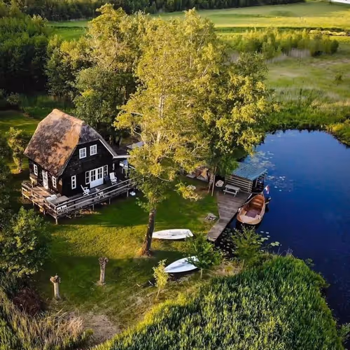 house in the mountains