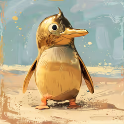 Gold Penguin #219