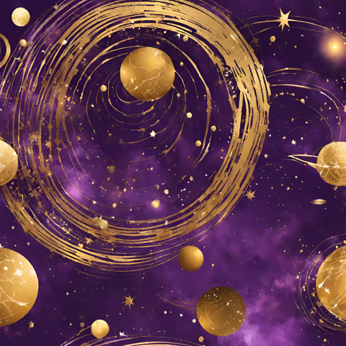 Gold and Purple Universe 🪐