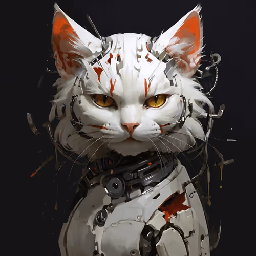 Fighting cat