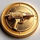 Pew Pew Gold Coin