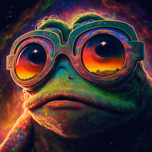 Cyberpunk Pepe Frog