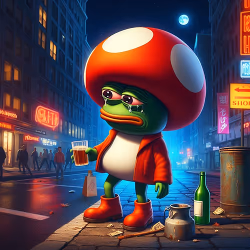 Drunk mush pepe