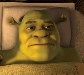 sad shrek