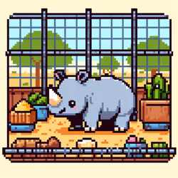 PixelZooRihno #300