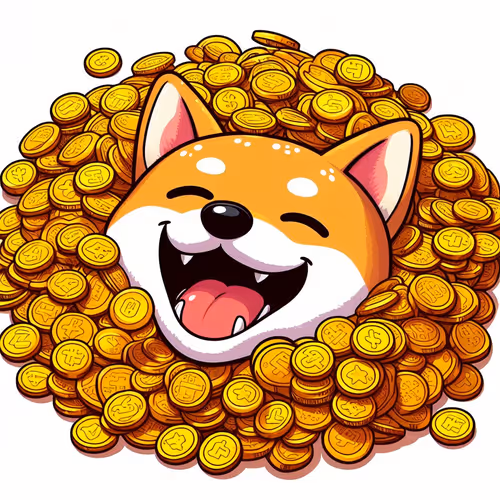 Dog Buried in Treasure