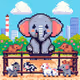 PixelZooElephant