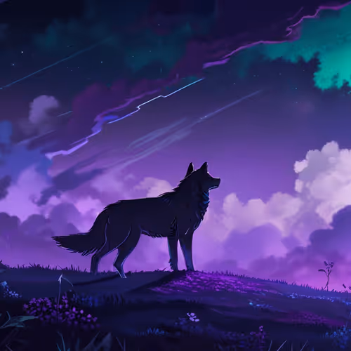 The lonely wolf