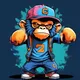 Boxing ape