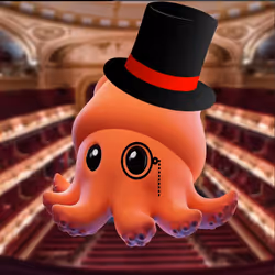 BLAST Squid Wif Top Hat #1604