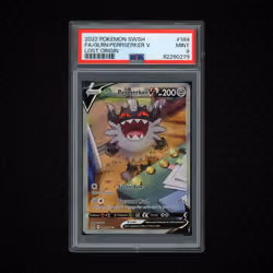 2022 Lost Origin Galarian Perrserker V #184 PSA 9
