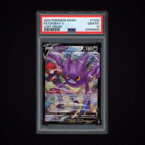 2022 Lost Origin Crobat V #TG20 PSA 10
