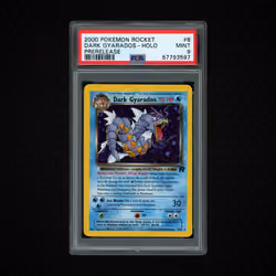 2000 Team Rocket Prerelease Dark Gyarados #8 PSA 9