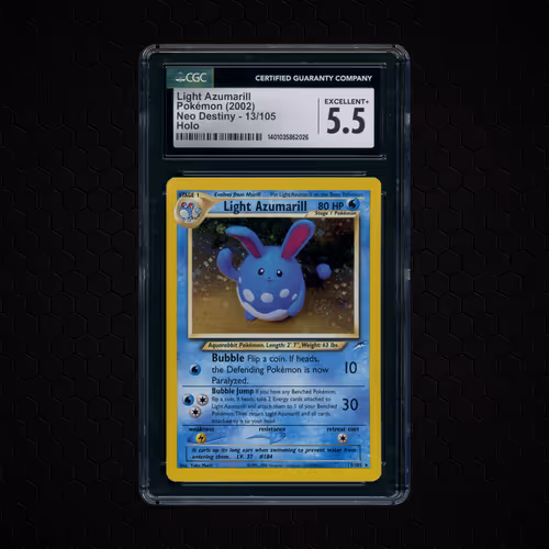 2002 Neo Destiny Light Azumarill #13 CGC 5.5