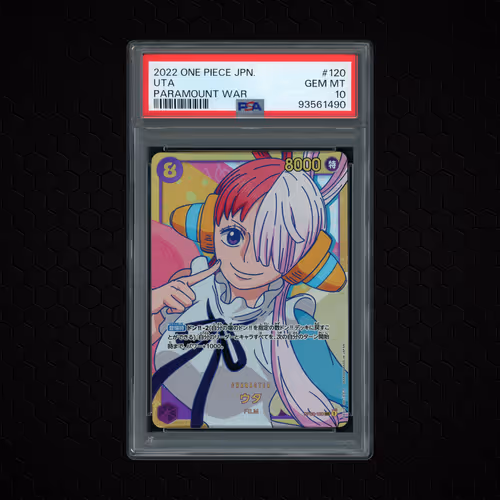 2022 Japanese Paramount War Uta #OP02-120 PSA 10