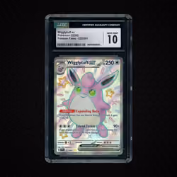 2024 Paldean Fates Wigglytuff EX #222 CGC 10