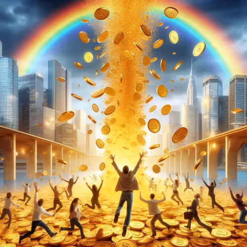 Rainging Gold on Blast