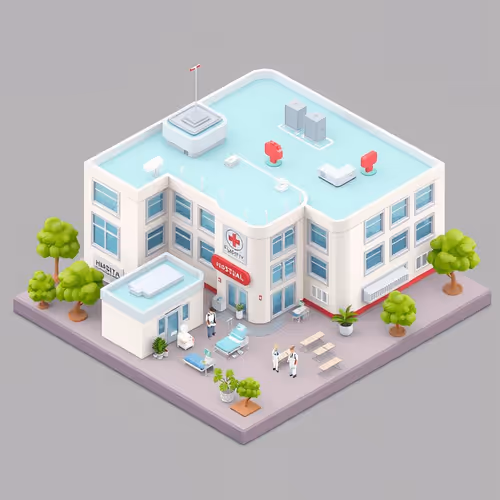 Isometric Hospitals on Blast
