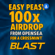x100 Blast cross chain drop