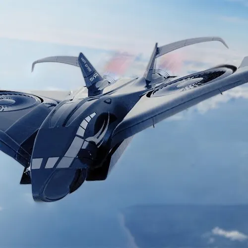 plane on blast