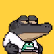 Croc on blast