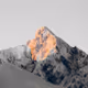 snowy mountains