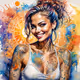 Inked Watercolor